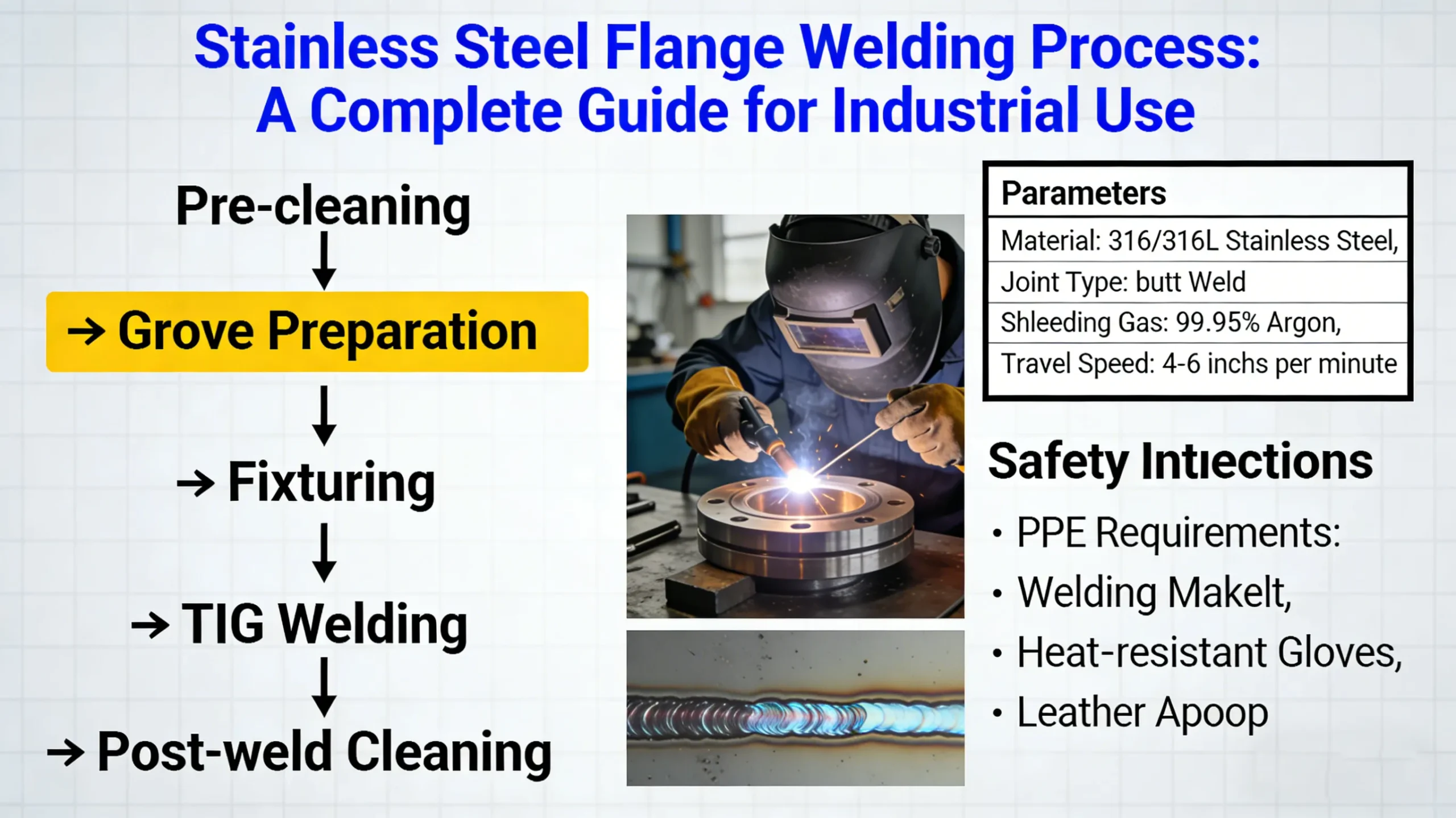 Stainless Steel Flange Welding Process